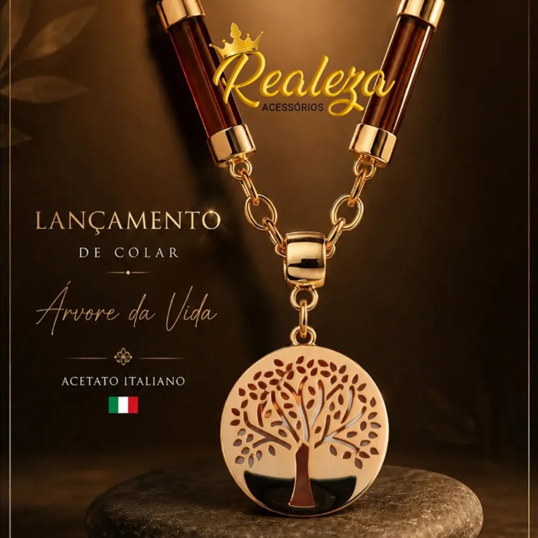 Lançamento colar Árvore da Vida — Realeza Acessórios