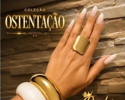 Anel Espelhado — Coleção Ostentação